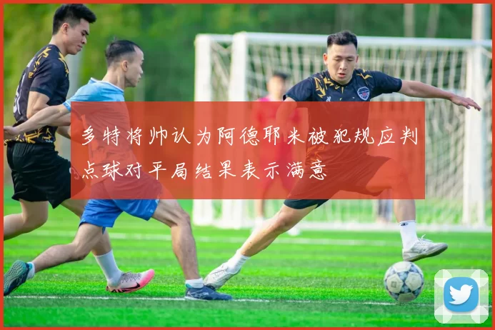 多特将帅认为阿德耶米被犯规应判点球对平局结果表示满意